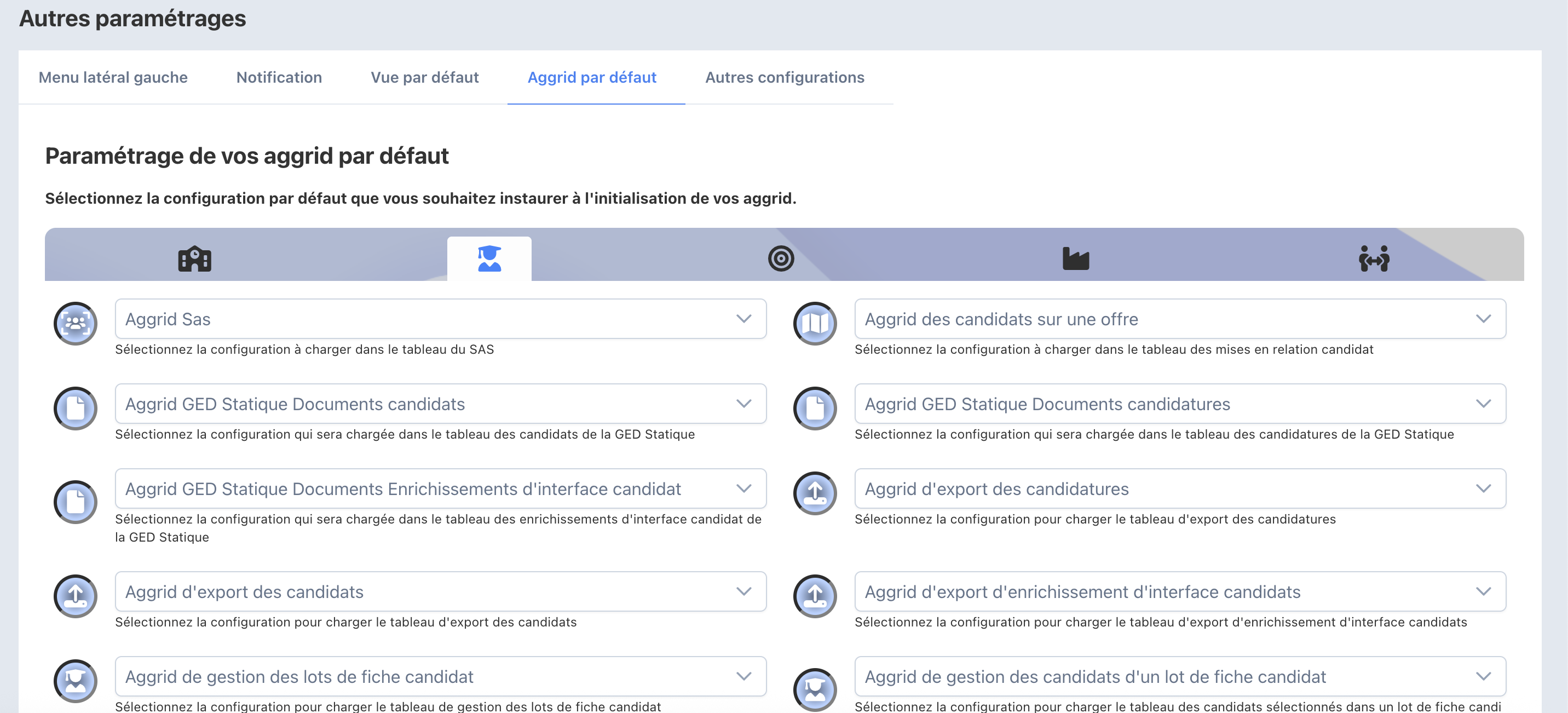 Assigner un tableau de gestion par défaut dans My Hub3E