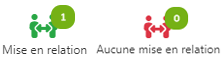 Icône de mise en relation